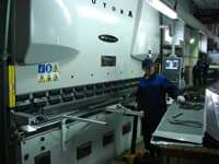 Metal cutting, bending and welding section Metal cutting, bending and welding section